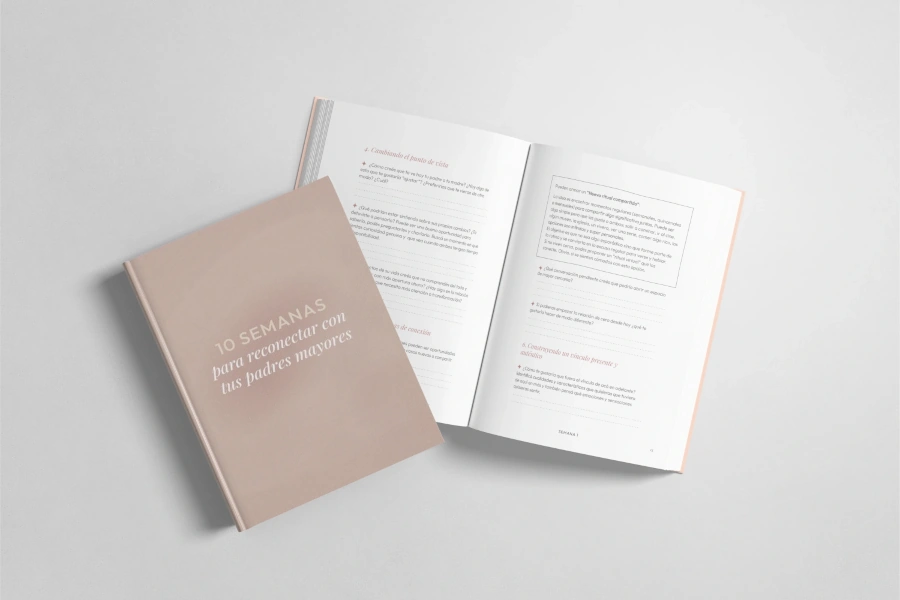 Portada del manual '10 semanas para conectar con tus padres mayores'